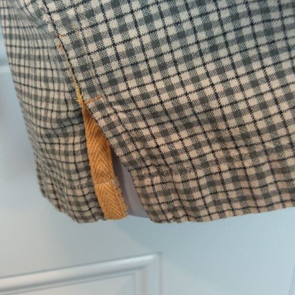 Timberland gray plaid long sleeve button front shirt - Picture 7 of 14